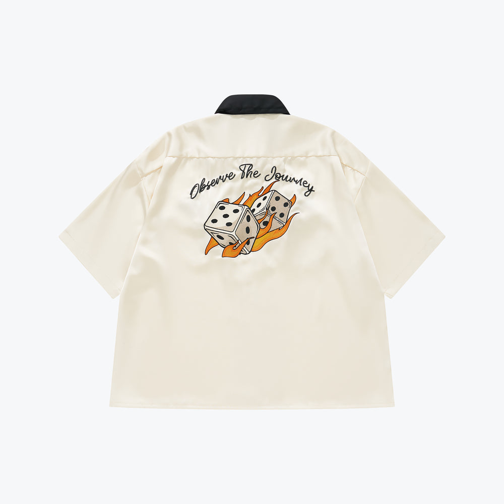 
                  
                    Fire Dice Bowling Shirt Cream【M25-12CM】
                  
                