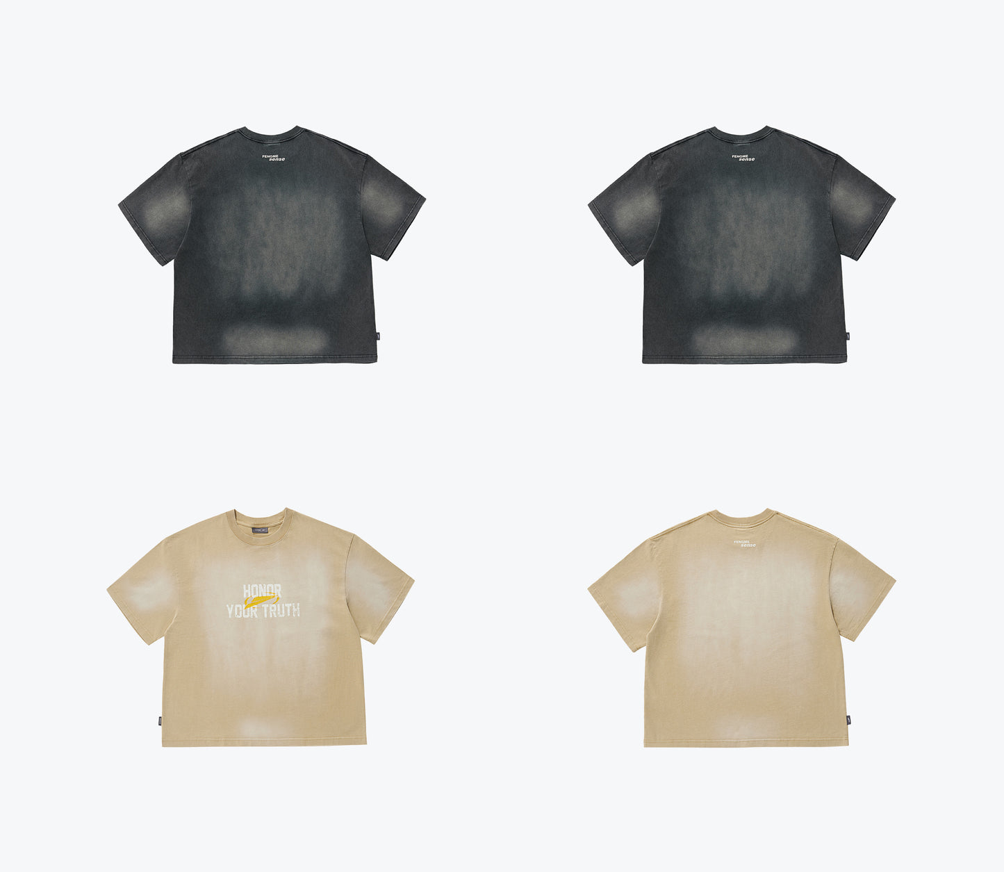 
                  
                    Washed Boxy Cut SS Coal Black【SNExFM-T01CB】
                  
                