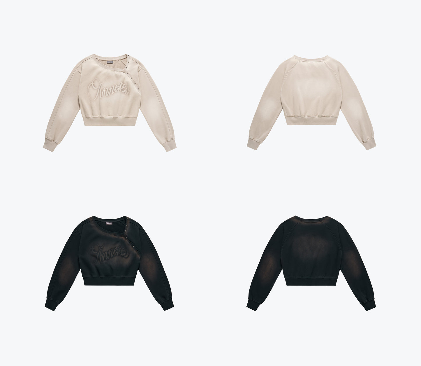 
                  
                    Off-Shoulder Washed Sweatshirt Beige【L25-43BE】
                  
                