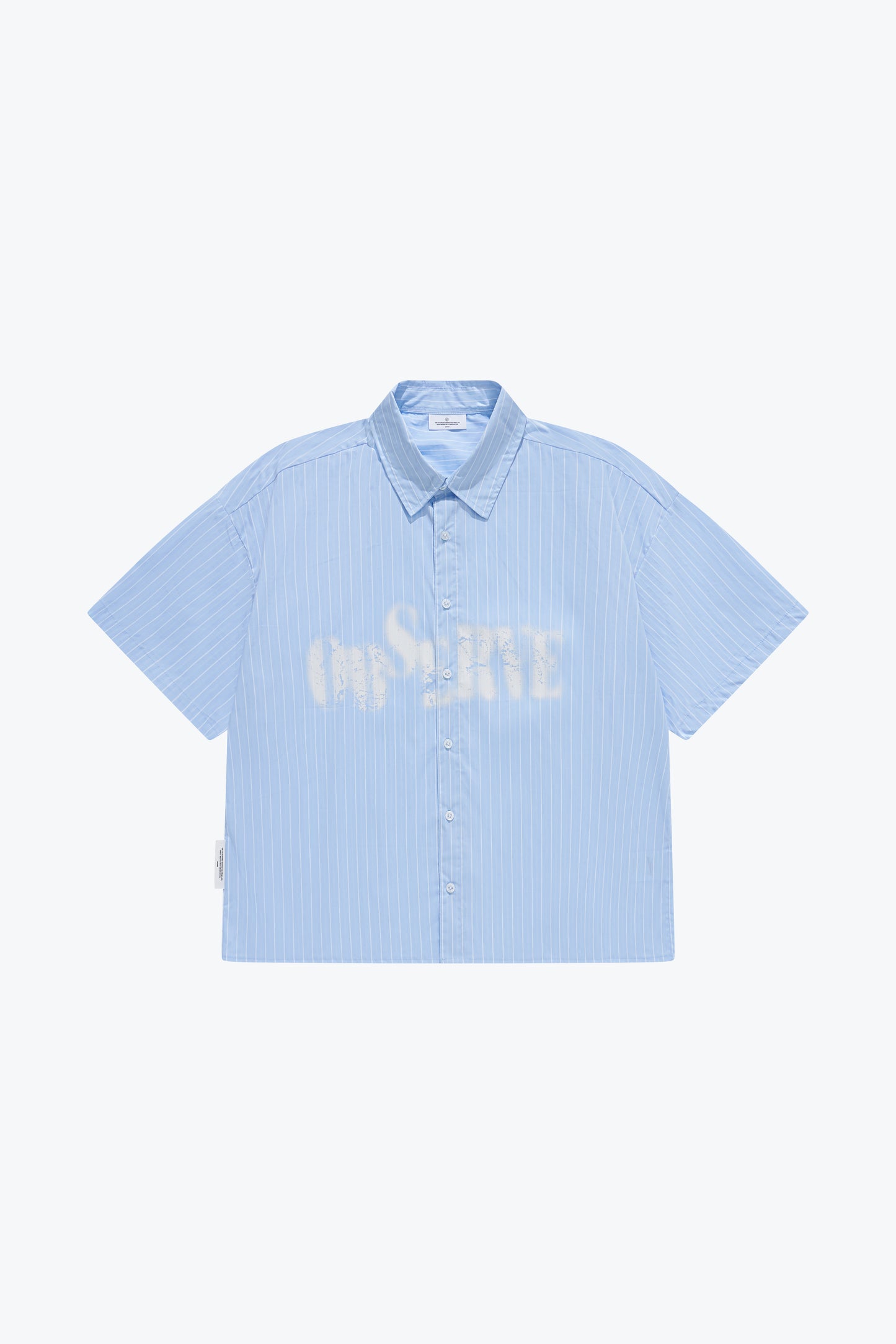 
                  
                    Striped Spray Shirt Light Blue【M26-02LB】
                  
                