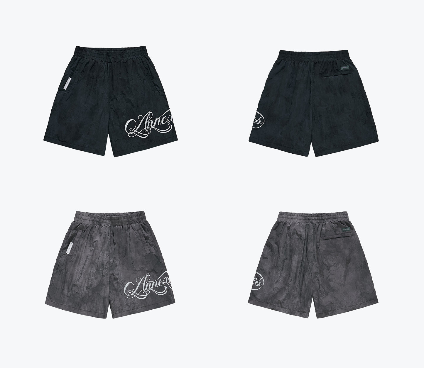 
                  
                    Nylon Essential Shorts Misty Grey【M26-08MG】
                  
                