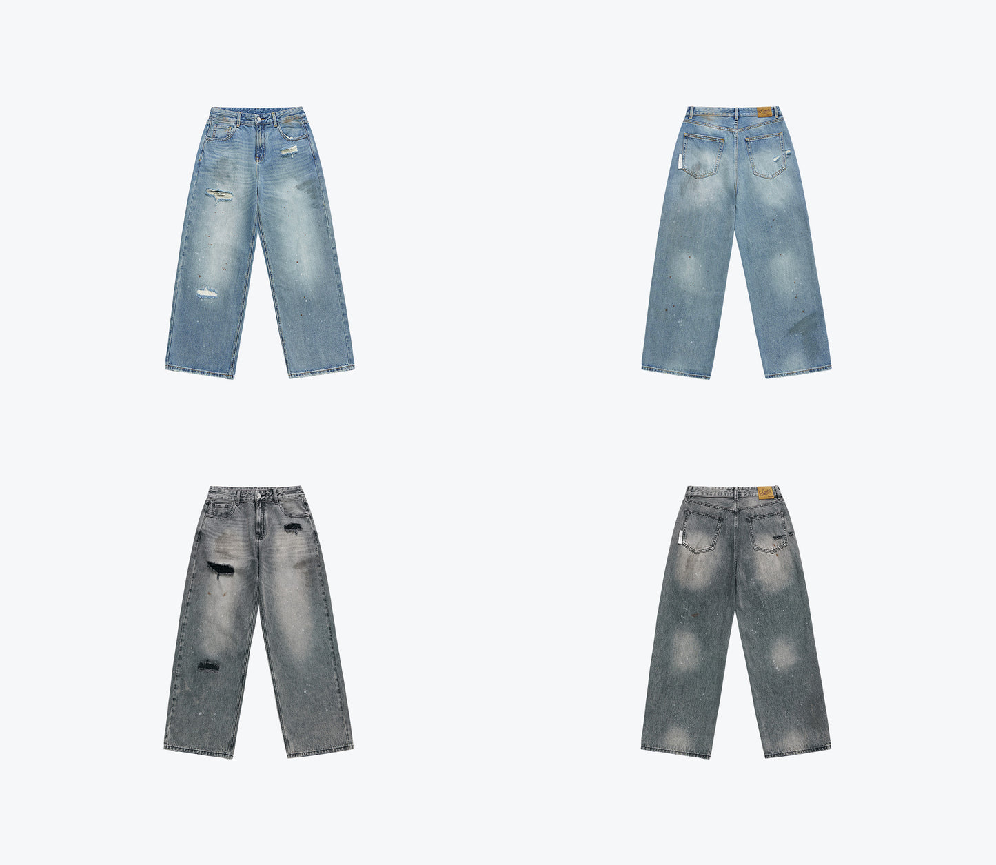 
                  
                    Drip Washed Jeans Blue【M26-07BL】
                  
                