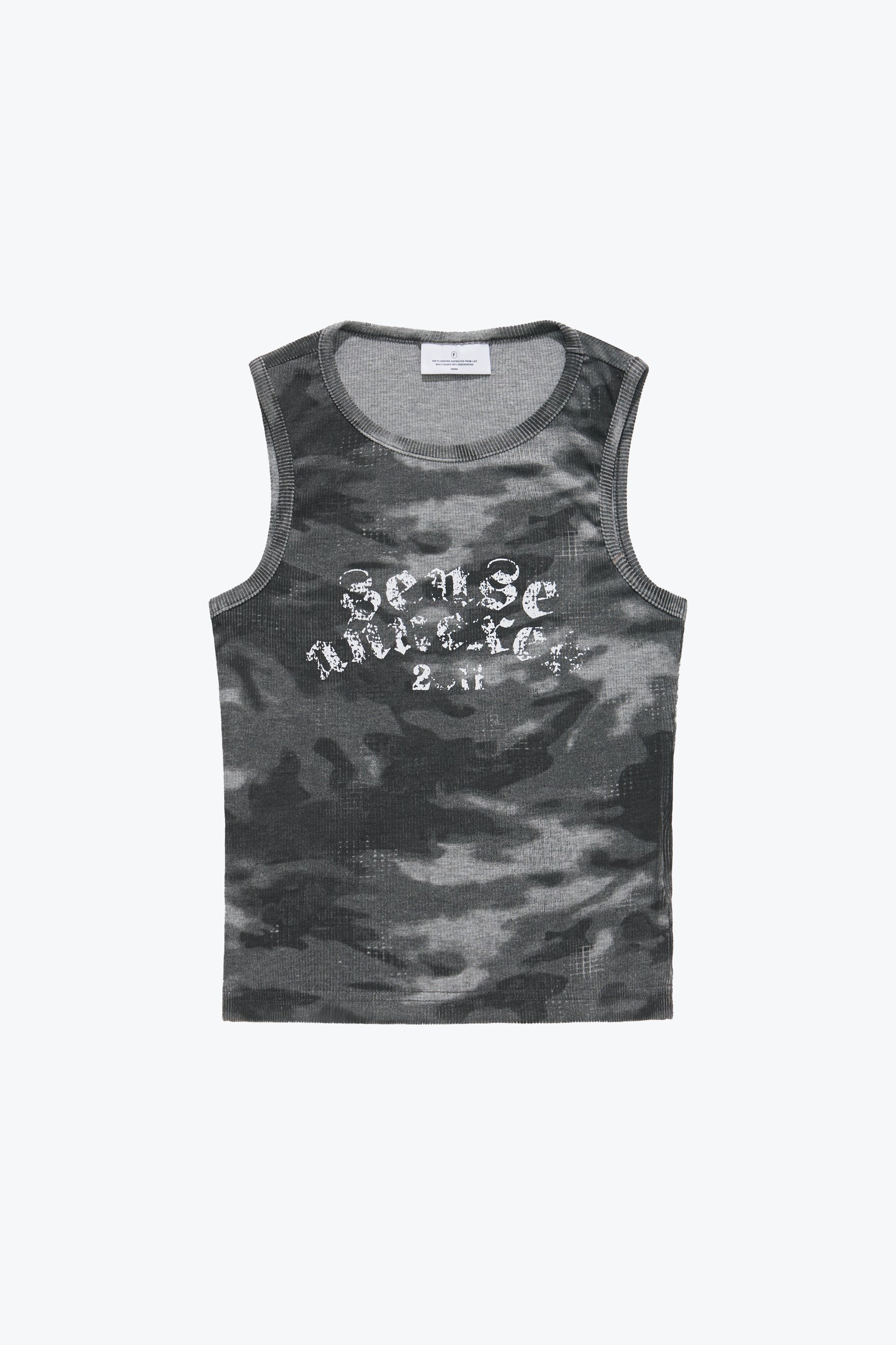 
                  
                    Ribbed Jersey Tank Top Grey【L26-T01GY】
                  
                