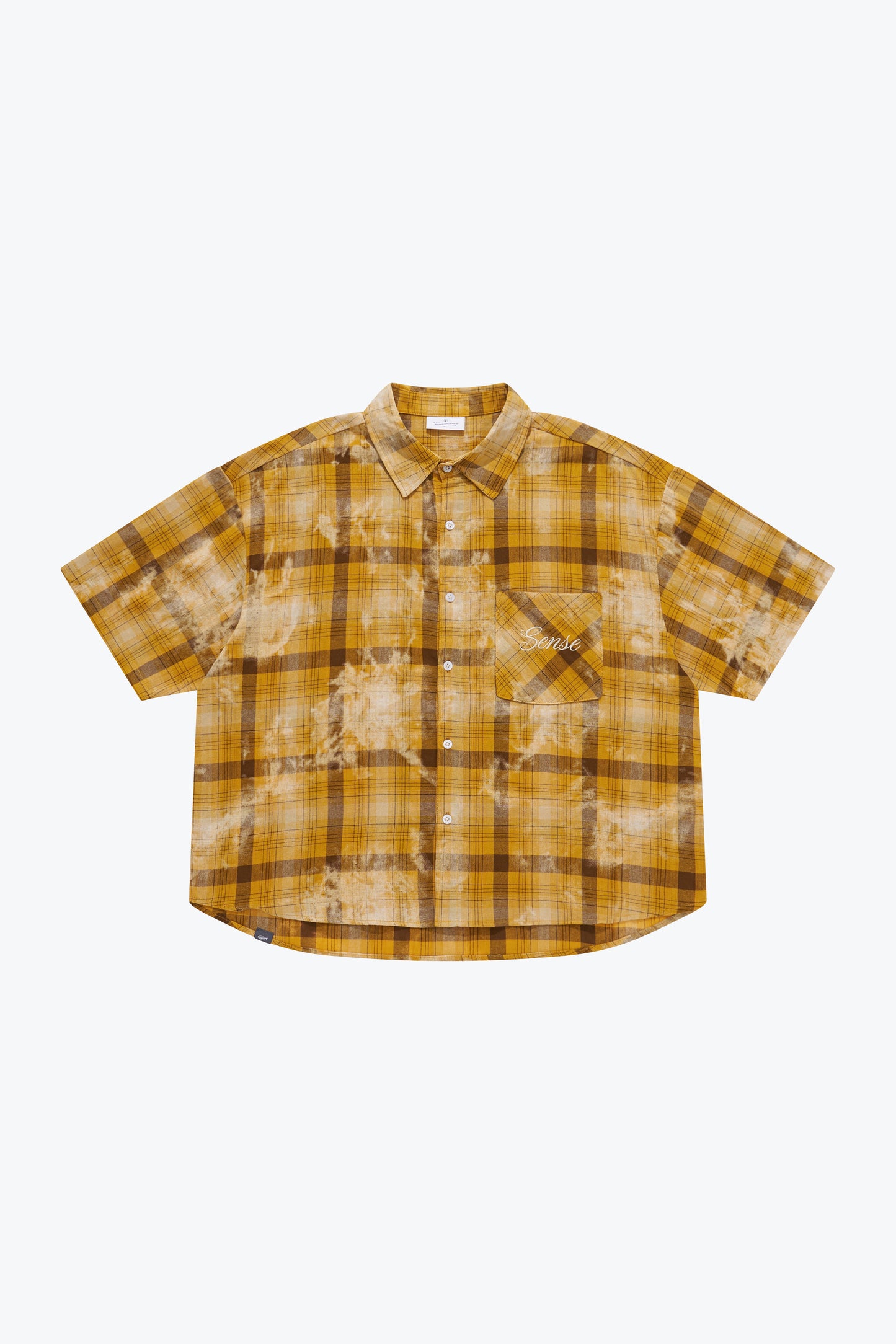 
                  
                    Boxy Washed Check Shirt Straw Yellow【M26-03SY】
                  
                