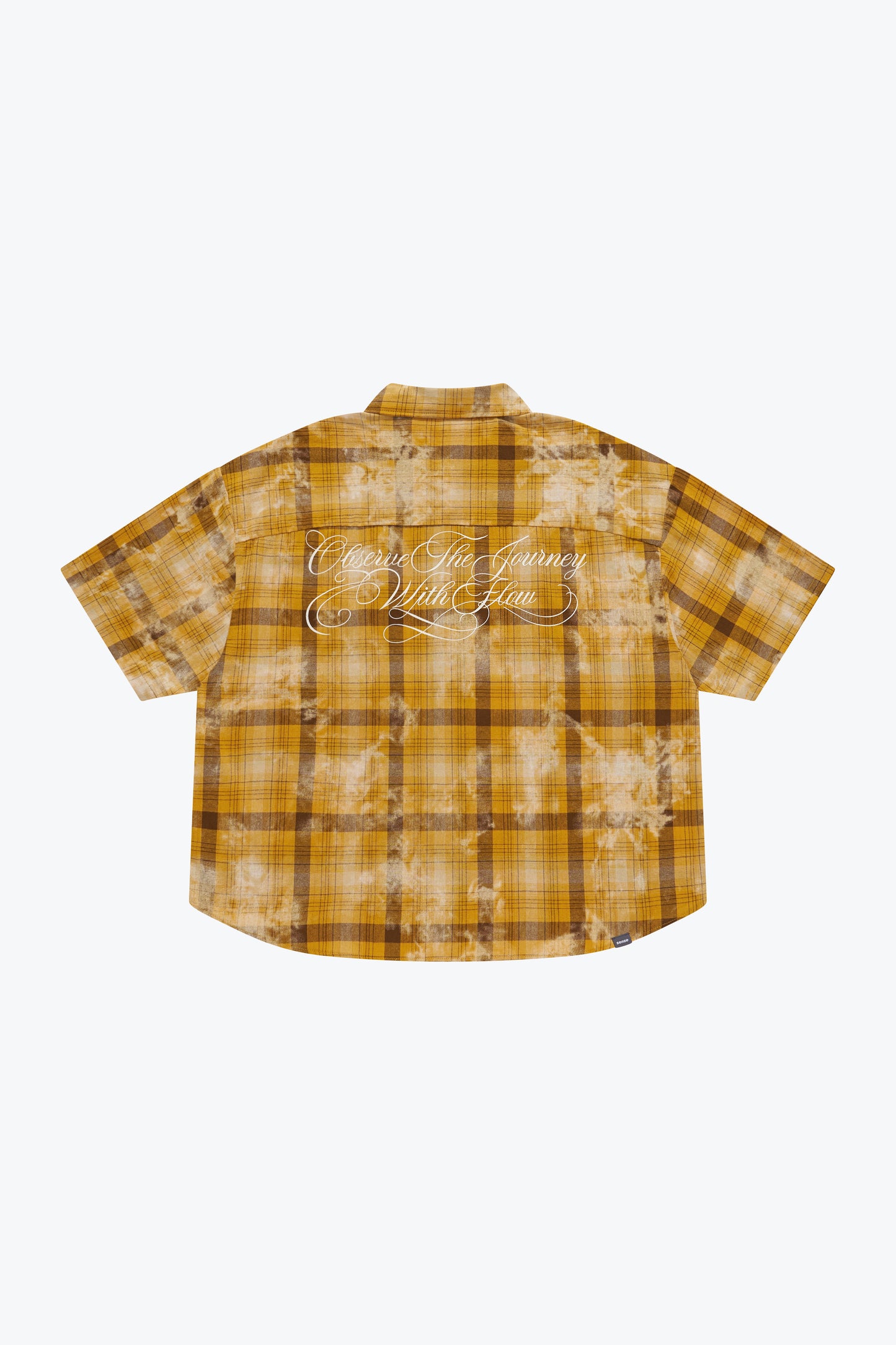 
                  
                    Boxy Washed Check Shirt Straw Yellow【M26-03SY】
                  
                