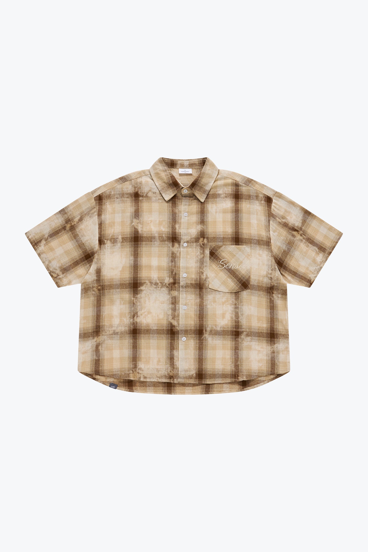 
                  
                    Boxy Washed Clreck Shirt Sand【M26-03SD】
                  
                