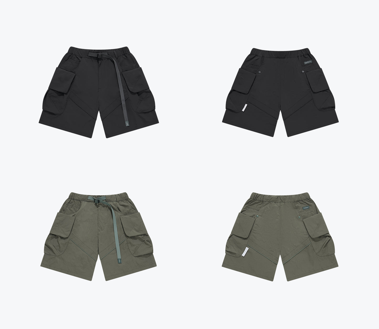 
                  
                    Hollow Pocket Shorts Olive【M26-09OL】
                  
                
