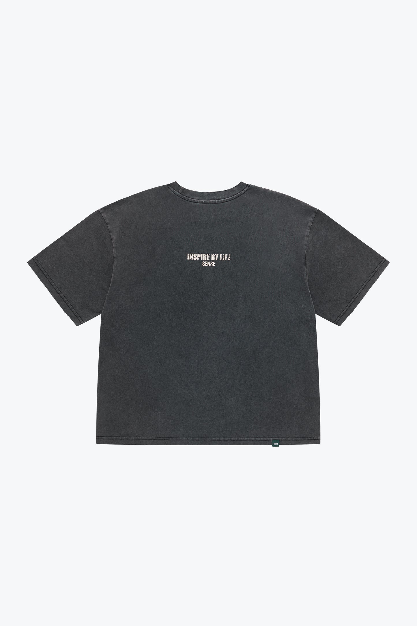
                  
                    Washed Text Slogan SS Black【M26-T06BK】
                  
                