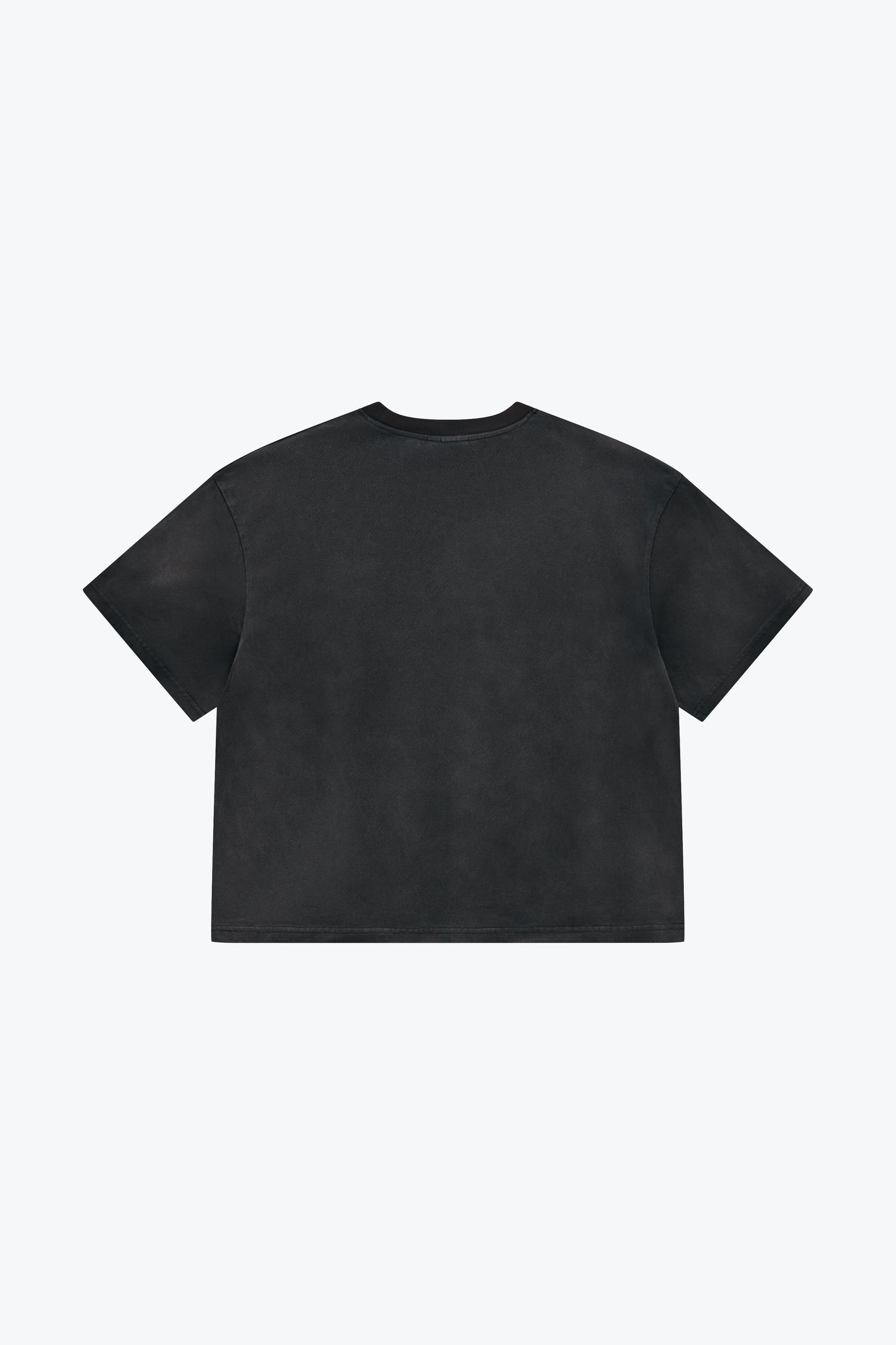 
                  
                    Script Print Tee Washed Charcoal【L26-T06WC】
                  
                