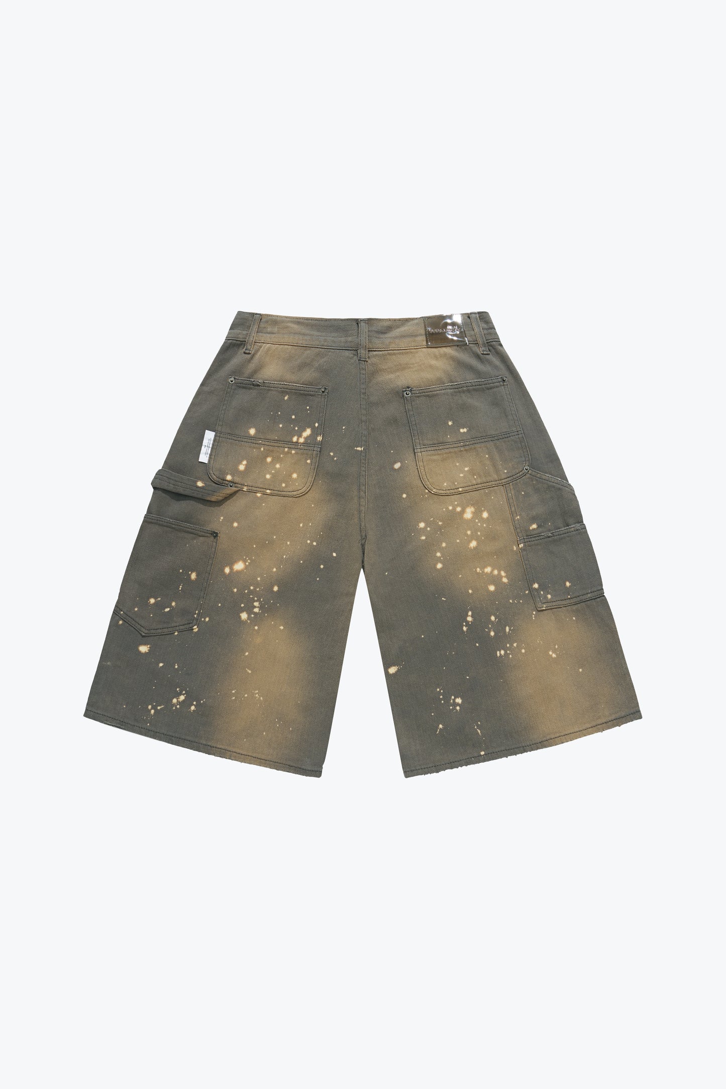 
                  
                    Washed Drip Double Knee Shorts Dust Grey【M26-05DG】
                  
                