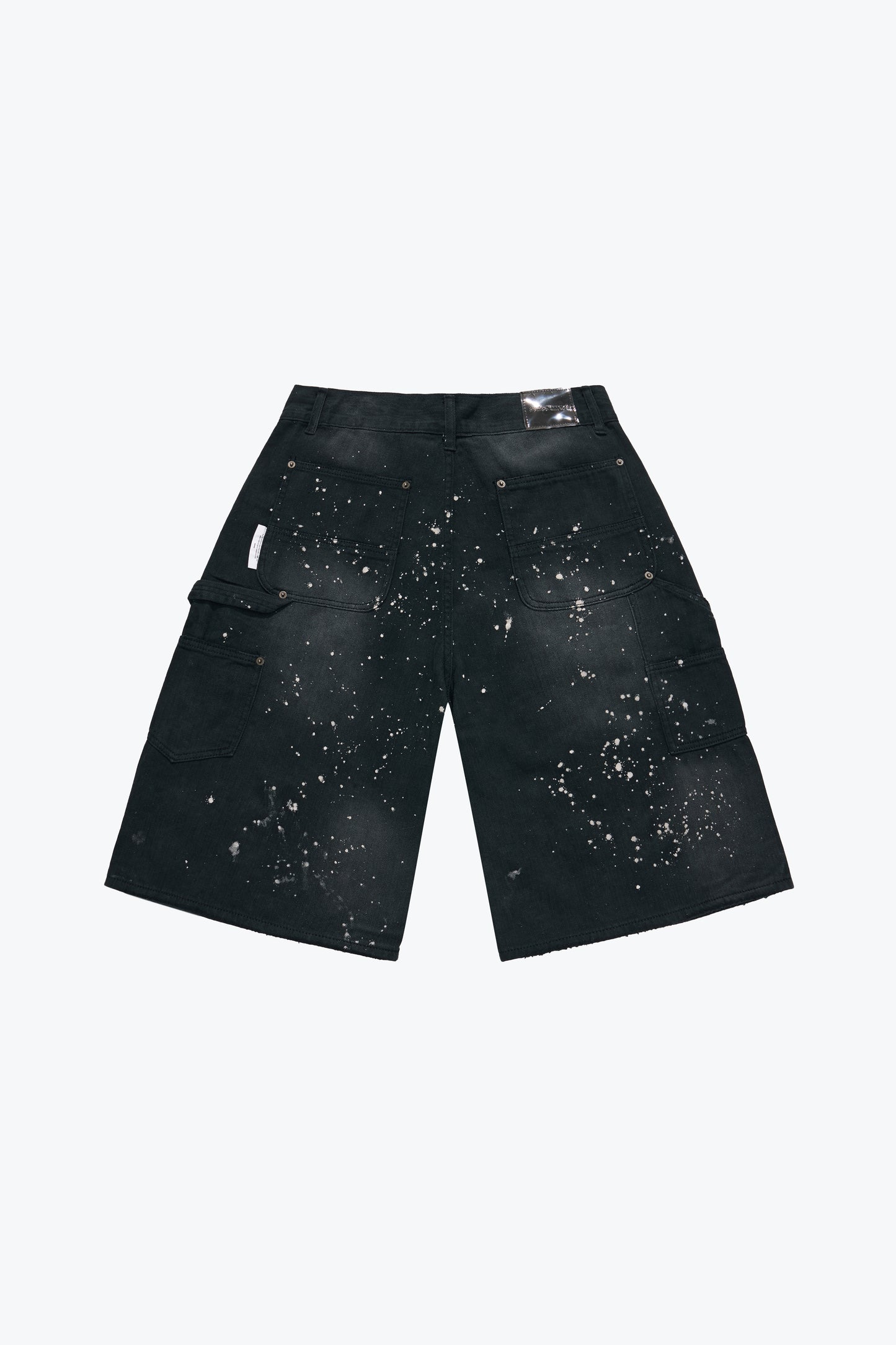 
                  
                    Washed Drip Double Knee Shorts Coal Black【M26-05BK】
                  
                
