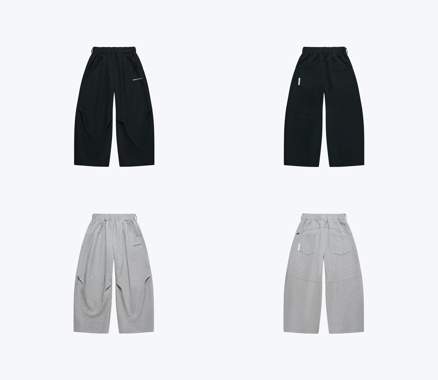 
                  
                    Wide Curved Sweat Pants Grey【M26-13GY】
                  
                