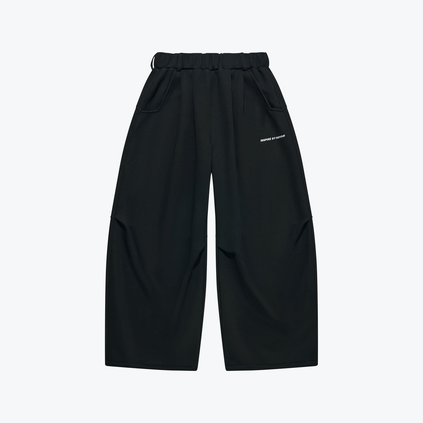 
                  
                    Wide Curved Sweat Pants Black【M26-13BK】
                  
                