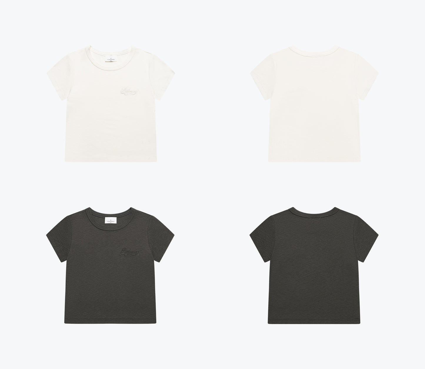 
                  
                    Logo Crop Top White【L26-T09WH】
                  
                