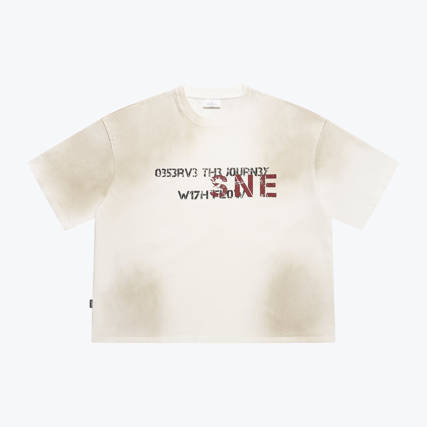 
                  
                    Washed Fade Slogan SS White【M26-T09WH】
                  
                