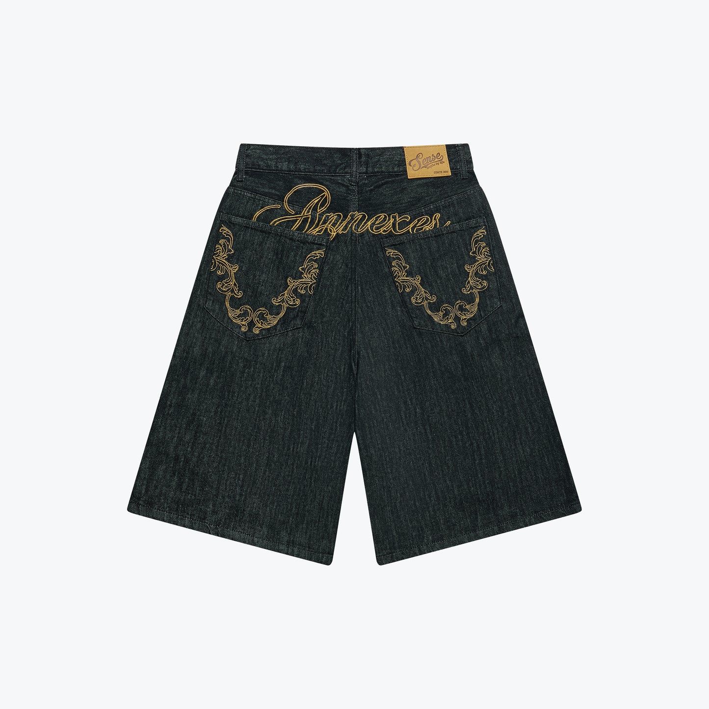 
                  
                    Embroidered NonFade Jorts Indigo【L26-06IN】
                  
                