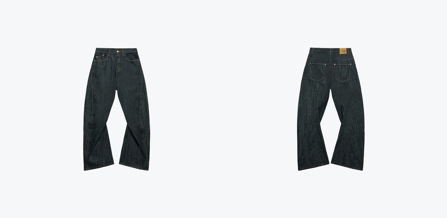 
                  
                    Unwash 3D Curved Jeans Indigo【M26-14IN】
                  
                