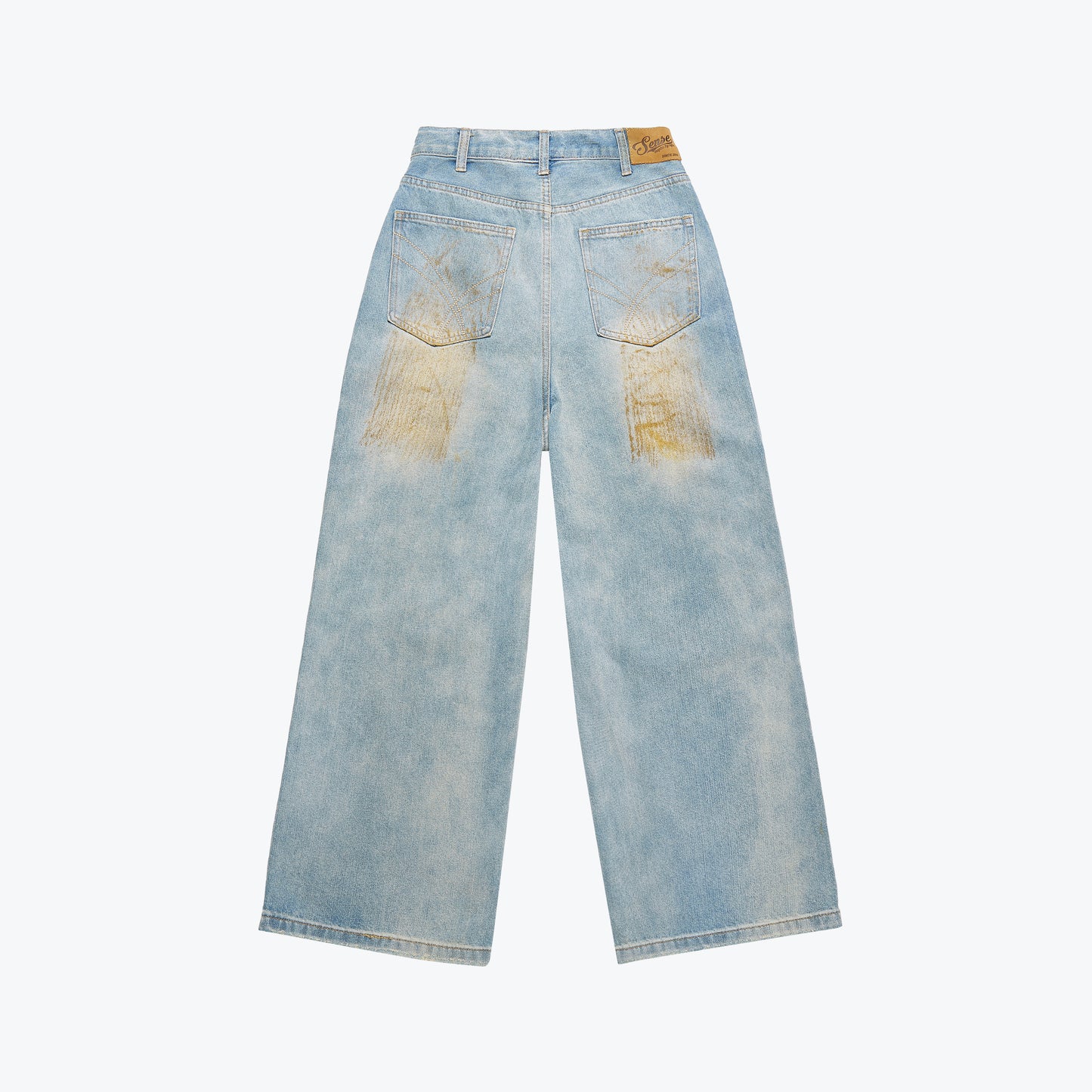
                  
                    Vintage Dirty Washed Denim Pants Light Blue【L26-20LB】
                  
                