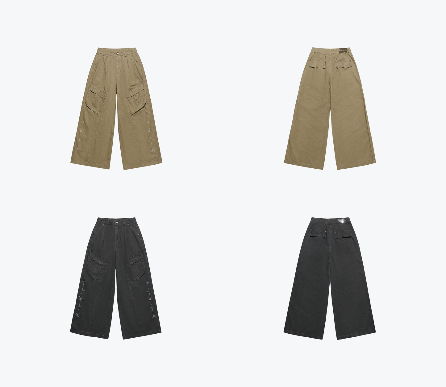
                  
                    Nylon Cargo String Pants Khaki【L26-24KA】
                  
                