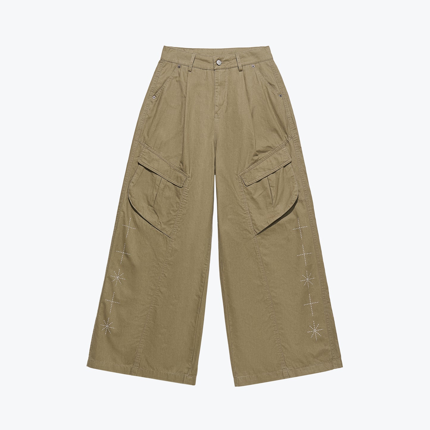 
                  
                    Nylon Cargo String Pants Khaki【L26-24KA】
                  
                