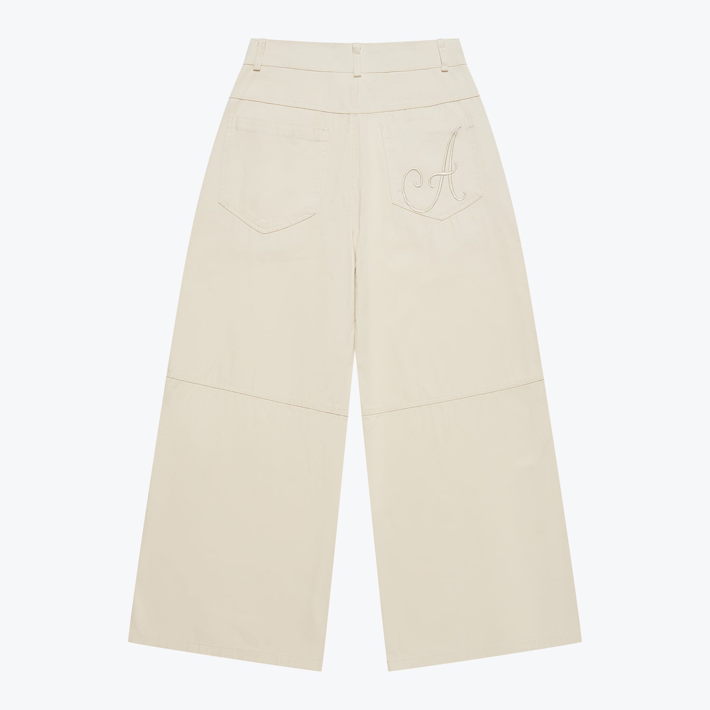 
                  
                    Flowy Straight-Leg Trousers Cream【L26-15CM】
                  
                