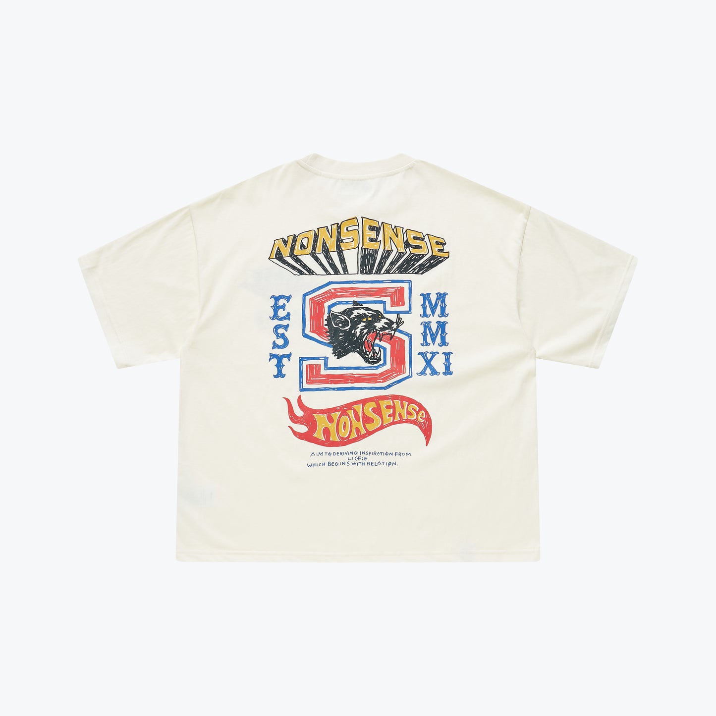 
                  
                    Motor-Graphic Varsity Tee Cream【Nonsense-T02CM】
                  
                