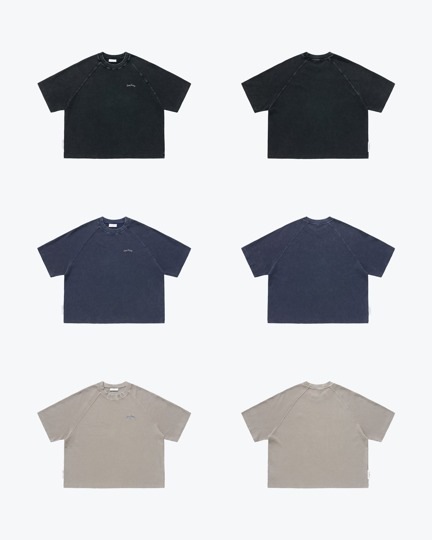 
                  
                    Pigment Dyed Waffle Boxy Tee Carbon【M26-T10CB】
                  
                
