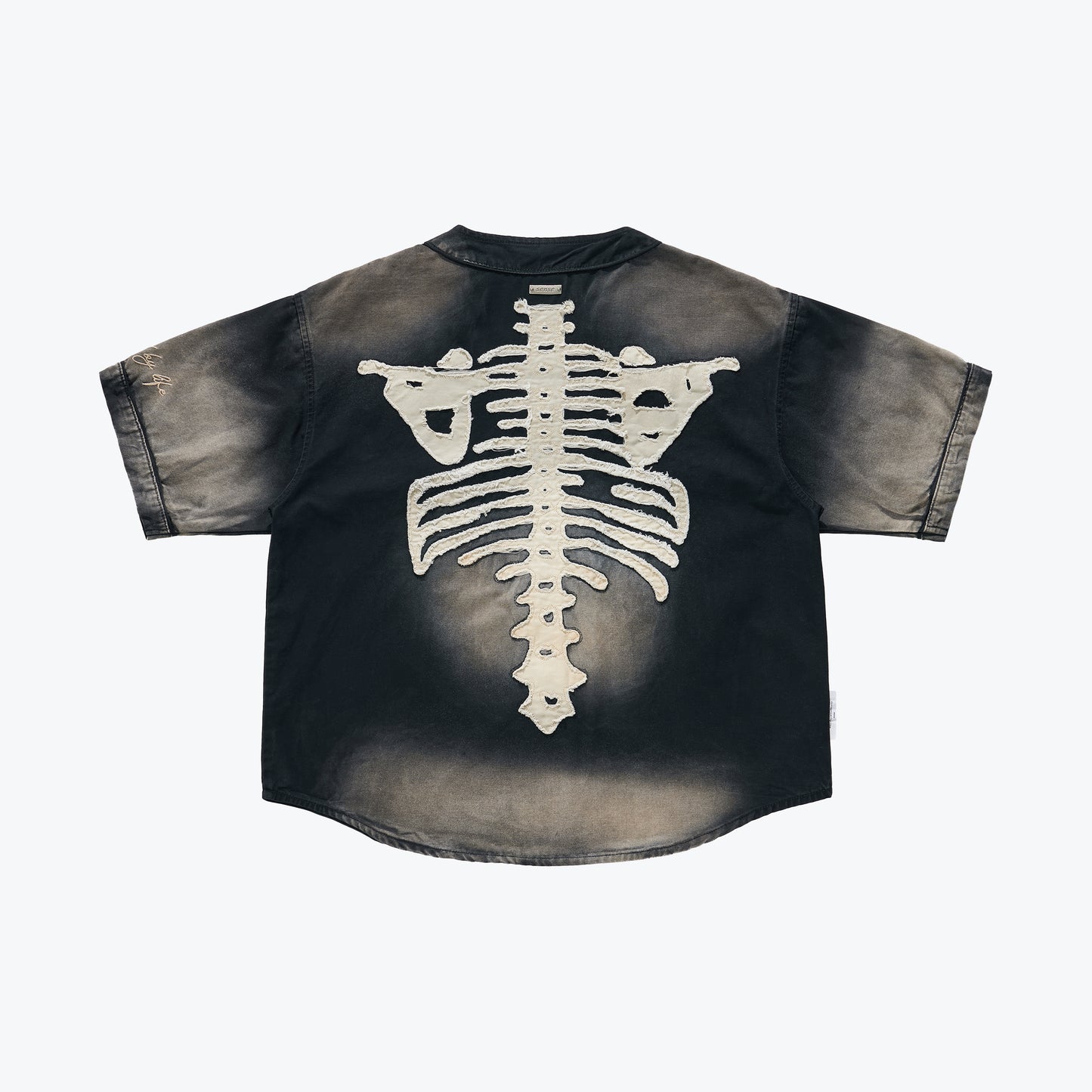 
                  
                    Bone Applique Baseball Jersey Charcoal【M26-19CH】
                  
                