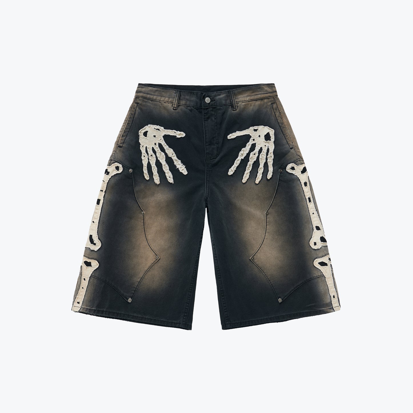 
                  
                    Bone Applique Work Shorts Charcoal【M26-20CH】
                  
                