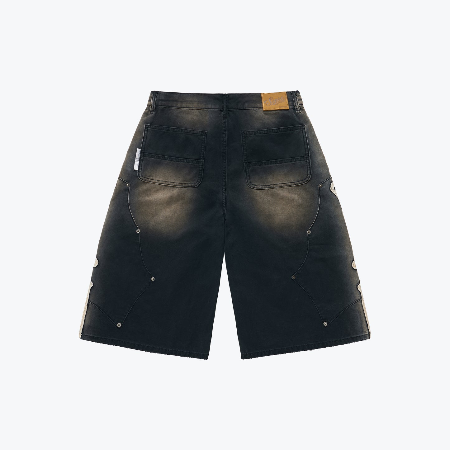 
                  
                    Bone Applique Work Shorts Charcoal【M26-20CH】
                  
                