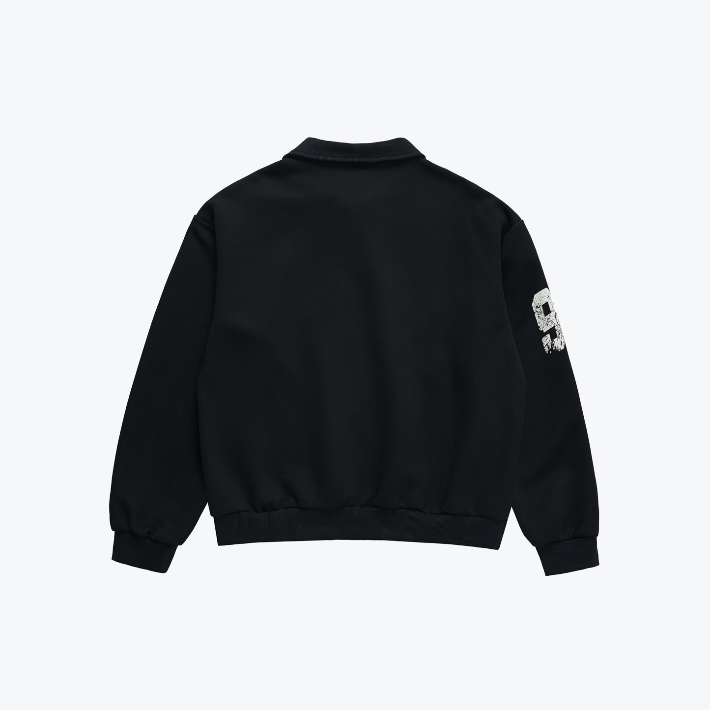 
                  
                    Collegiate Polo Sweat Shirt Black【M26-23BK】
                  
                