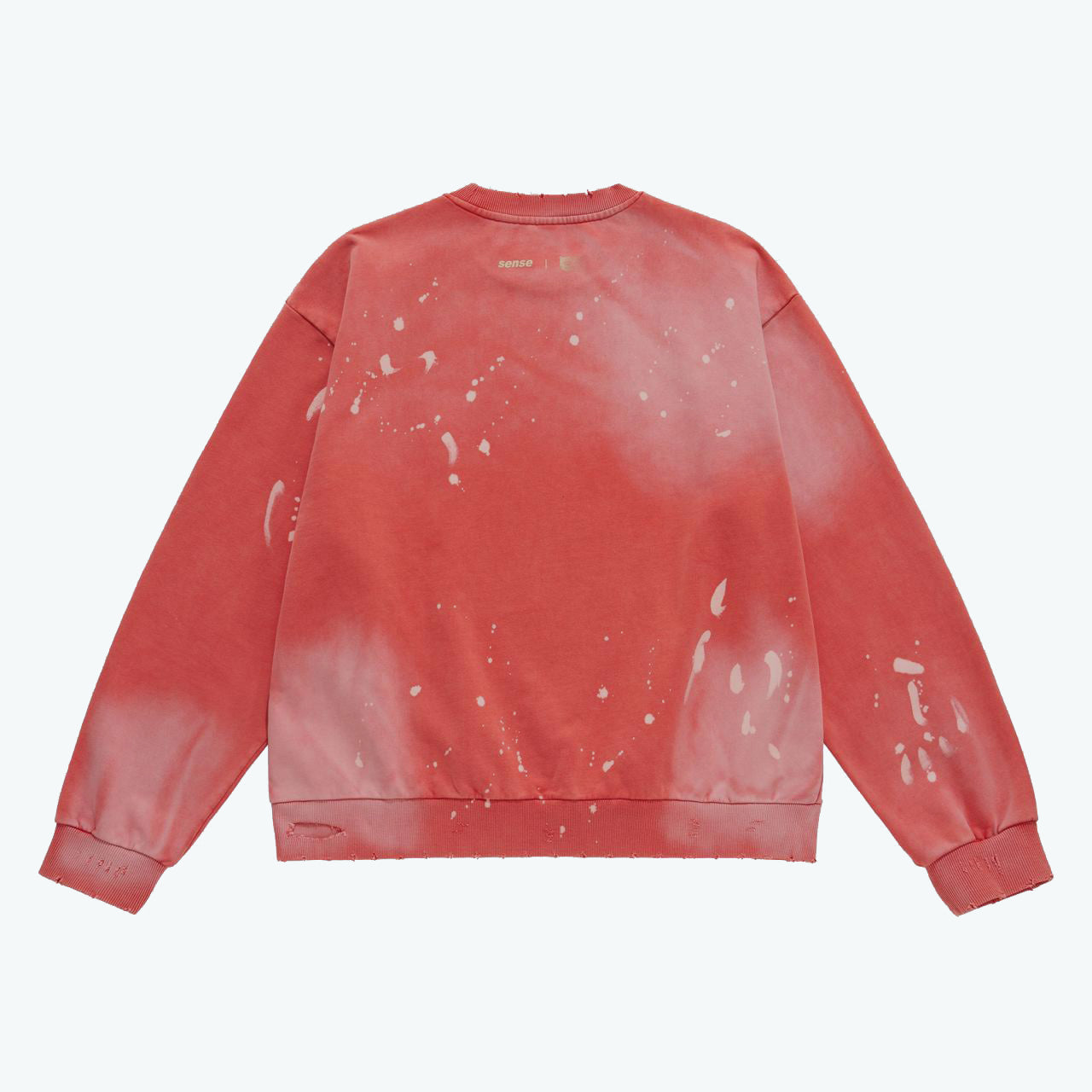 
                  
                    Wash Faded Slogan Crewneck Red【SENxTM-04RD】
                  
                