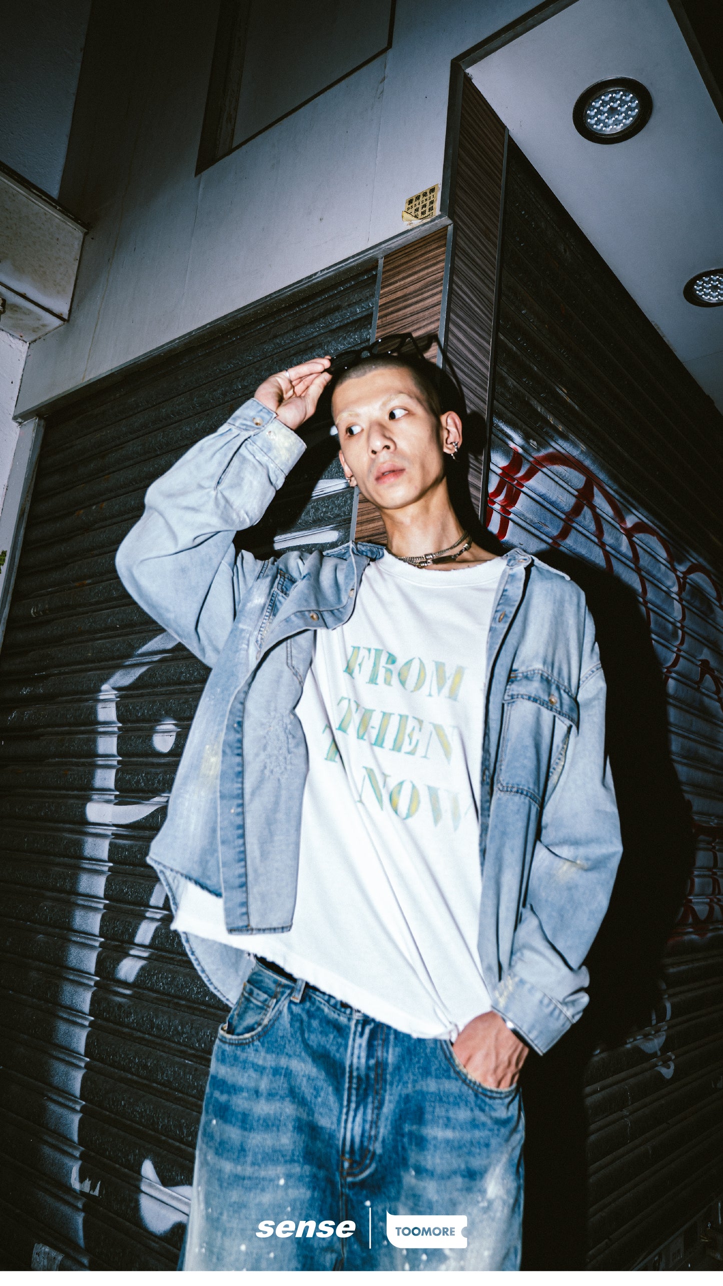 
                  
                    Ageing Wash Denim Shirt Blue【SENXTM-01BL】
                  
                