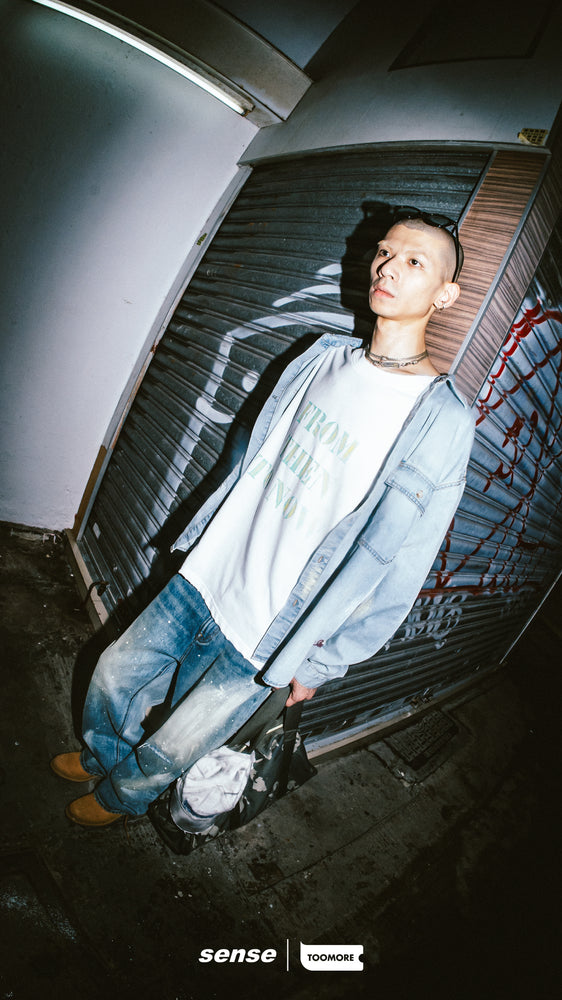 
                  
                    Ageing Wash Denim Shirt Blue【SENXTM-01BL】
                  
                