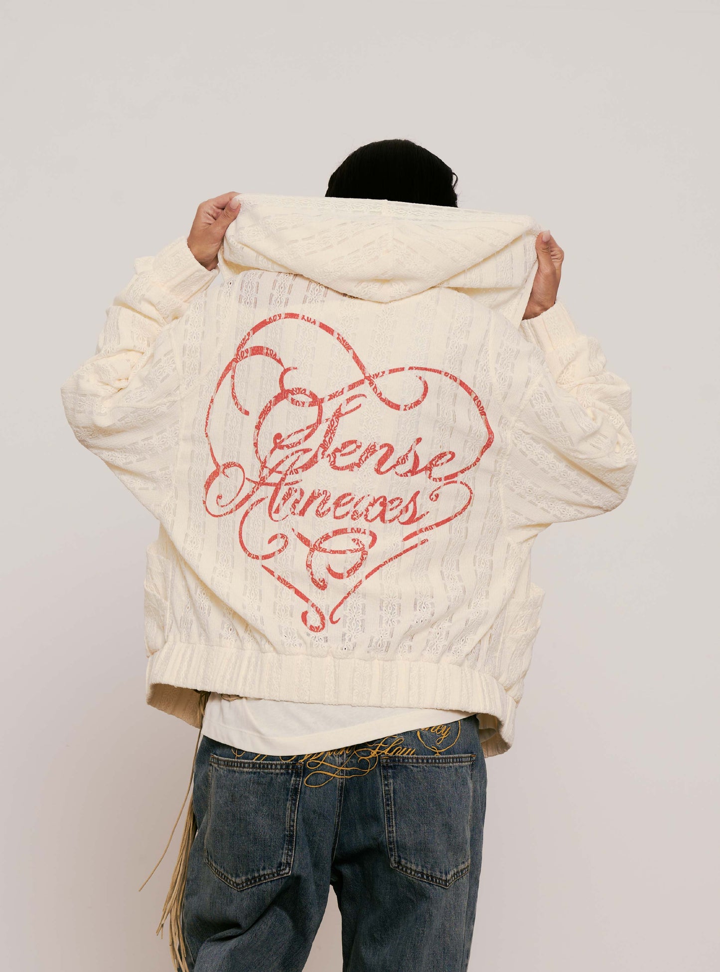 
                  
                    Branscombe Tape Zip-up Hoodie Cream【L25-42CM】
                  
                