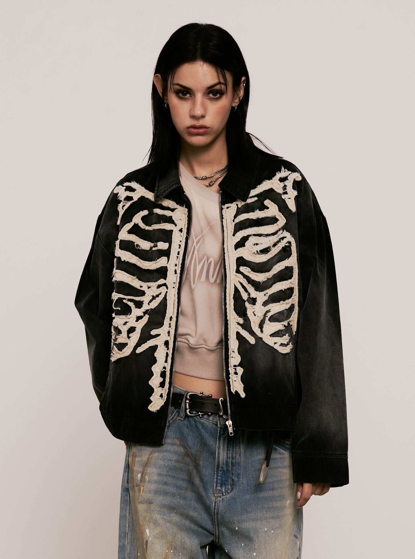 
                  
                    Bone Patch Sulfur Dye Jacket Coal Black【M25-48CB】
                  
                