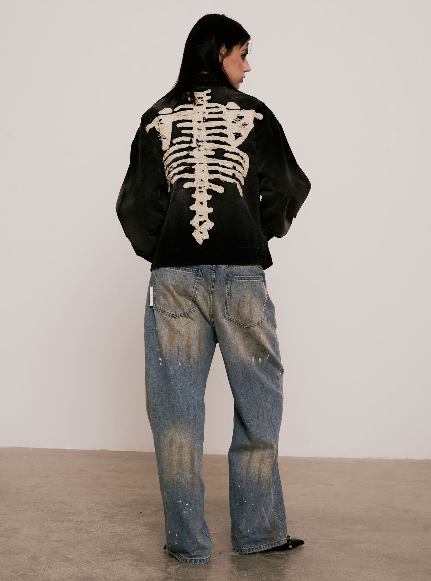 
                  
                    Bone Patch Sulfur Dye Jacket Coal Black【M25-48CB】
                  
                