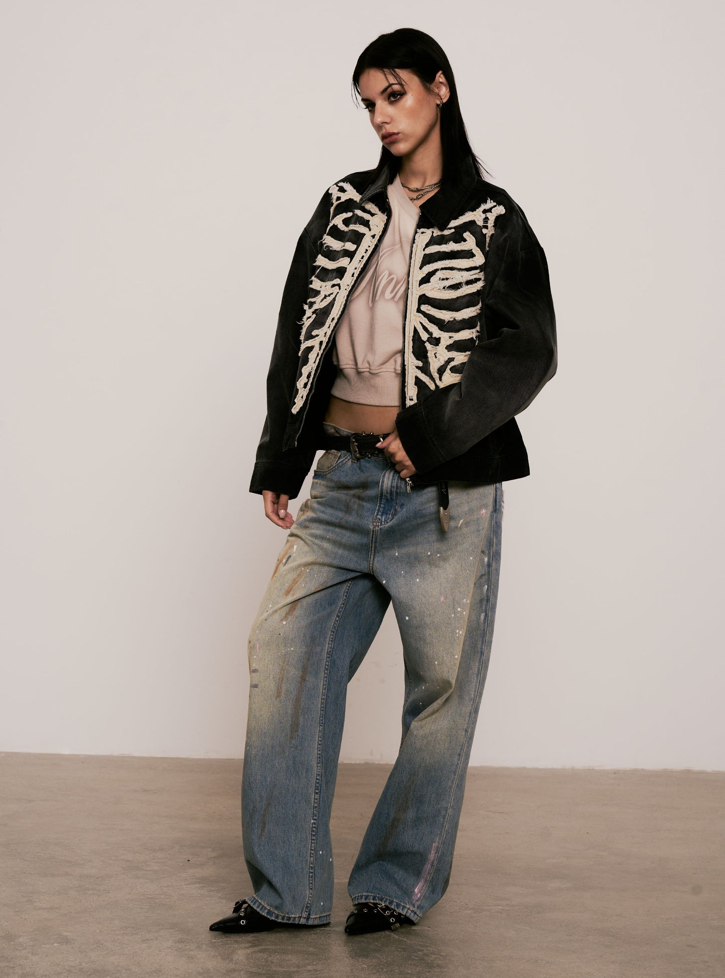 
                  
                    Bone Patch Sulfur Dye Jacket Coal Black【M25-48CB】
                  
                