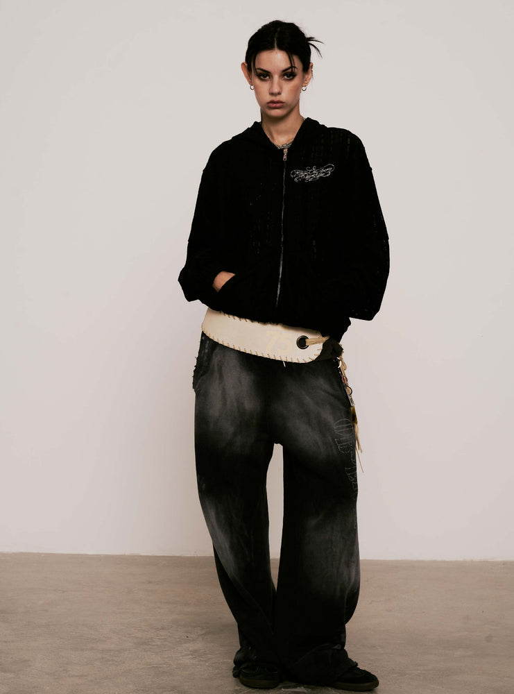 
                  
                    Branscombe Tape Zip-up Hoodie Black【L25-42BK】
                  
                