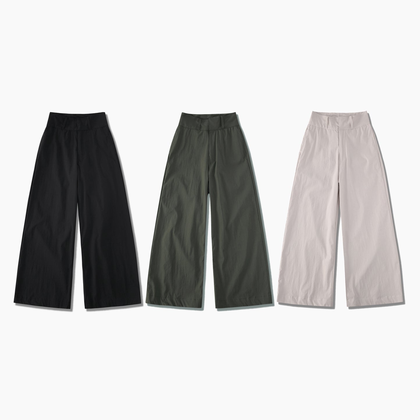 
                  
                    High Waist Wide Cut Pants Olive【L22-16ol】
                  
                