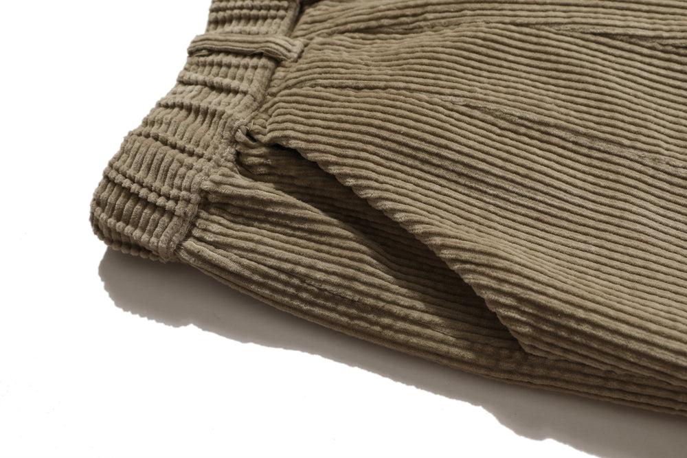 
                  
                    Wide Corduroy Trousers Olive【M21-25OL】
                  
                