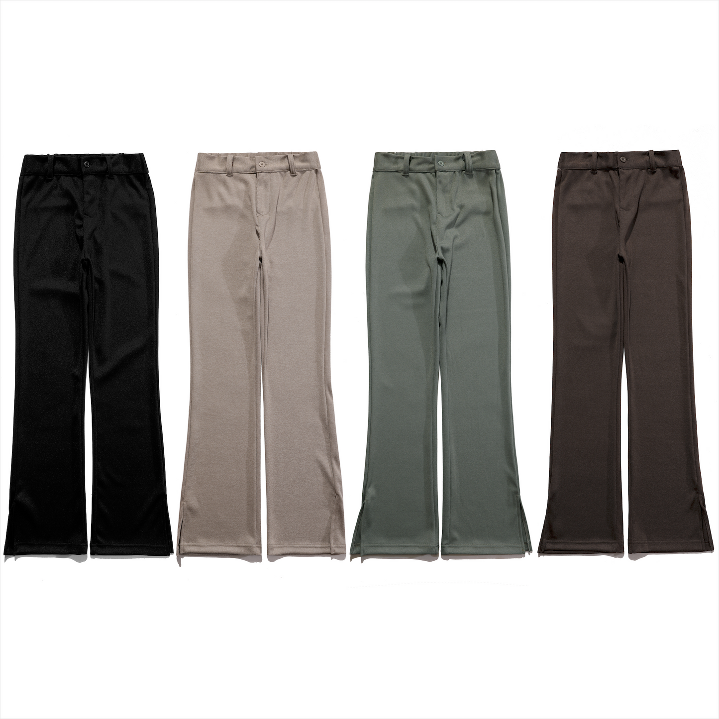 
                  
                    High Waist Flard Pants Brown【L21-42BR】
                  
                