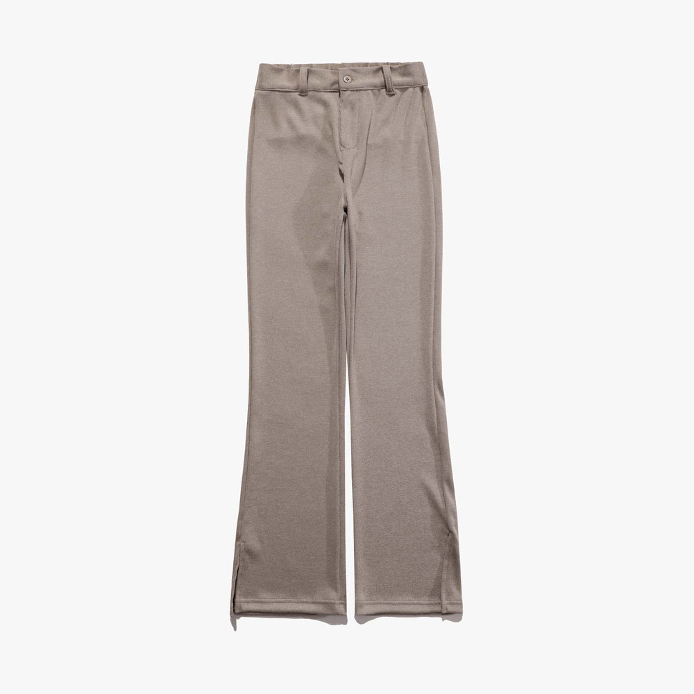 High Waist Flard Pants Beige【L21-42BE】