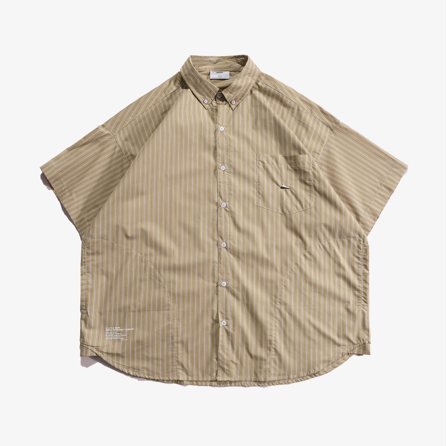 
                  
                    Wide Stripe SS Shirts Kahki【M22-24KA】
                  
                