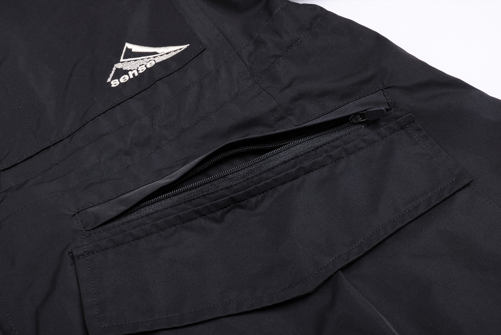 
                  
                    Waterproof Hooded Long Shell Parka Navy【L22-44NY】
                  
                