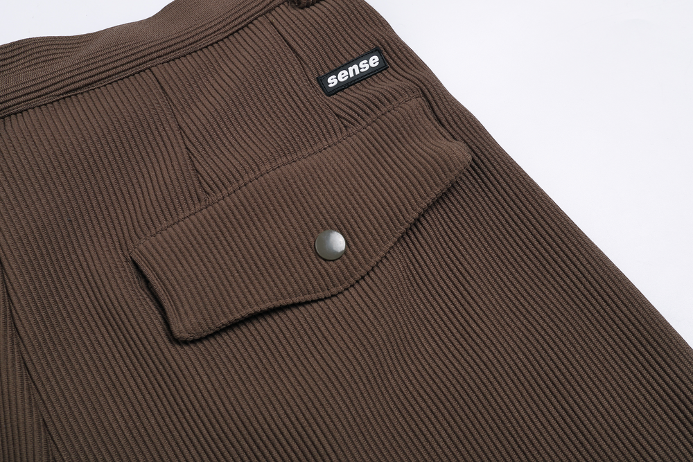 
                  
                    Pleats Wide Cut Pants Dark Grey【M22-53DG】
                  
                