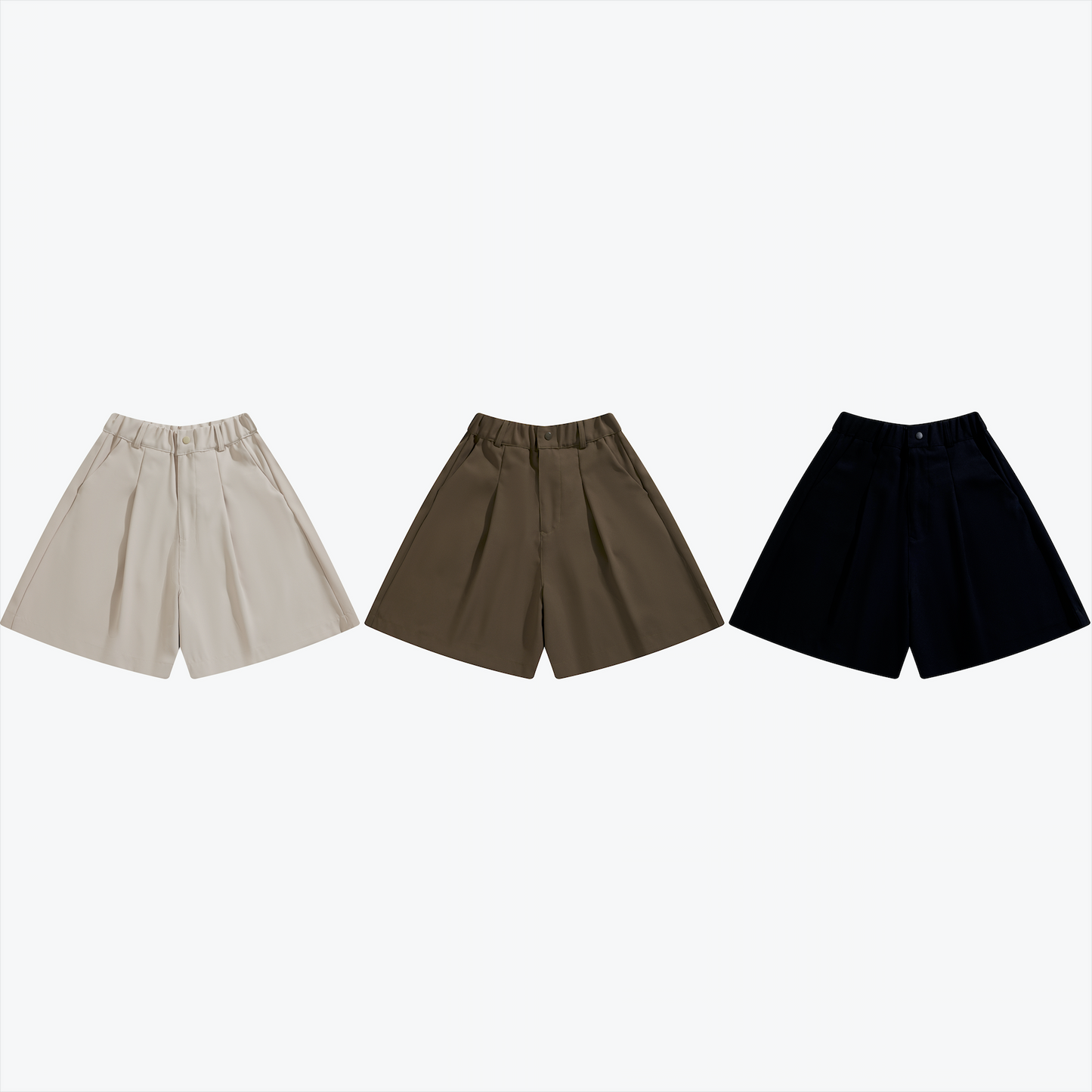 
                  
                    Slim Waist Line Shorts olive【L23-05ol】
                  
                