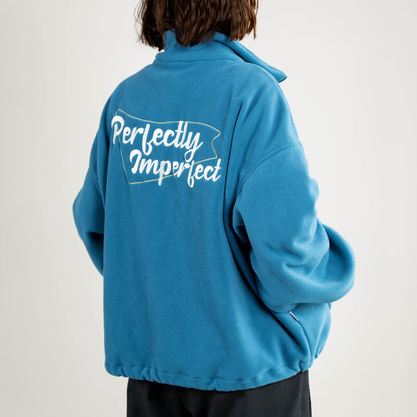 
                  
                    Embroidery Polar Fleece Pullover Blue【L22-38BL】
                  
                
