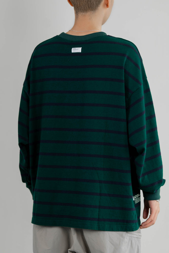 
                  
                    Stripe LS Tee Black Green【M22-T12GN】
                  
                