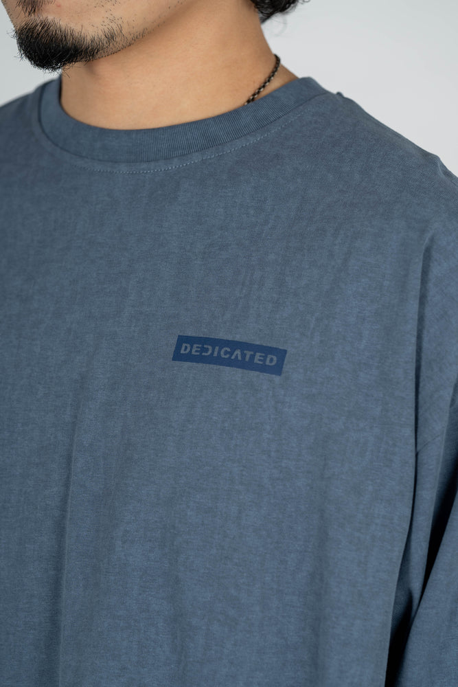 
                  
                    Dyed Washed Print LS Blue Ashes【M22-T14BL】
                  
                